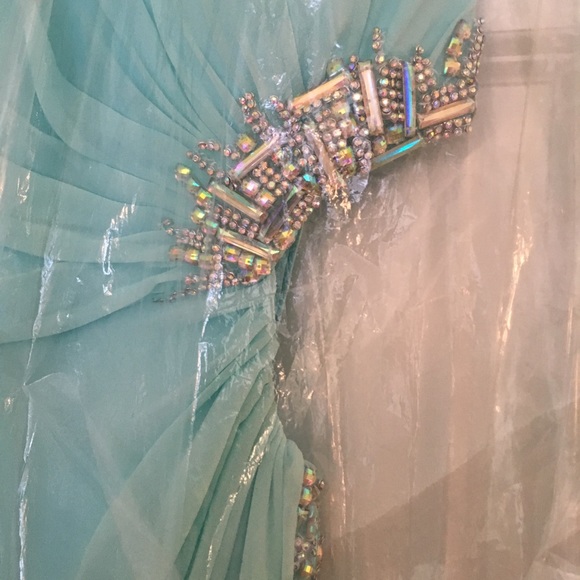 Blue prom dress - Picture 4 of 8